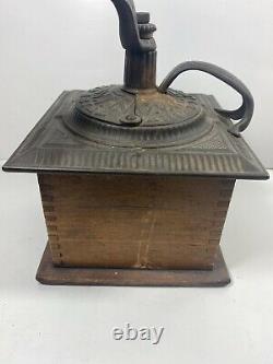 1800's Antique Imperial Arcade Manufacturing Coffee Mill Grinder #707 Crank