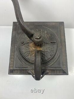1800's Antique Imperial Arcade Manufacturing Coffee Mill Grinder #707 Crank