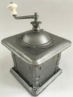 1800's RARE A+ Antique French MUTZIG FRAMONT 1 Sheet Metal Coffee Mill/Grinder