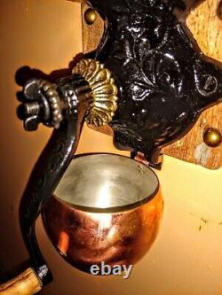 1800's X-RAY ARCADE Antique Coffee Grinder