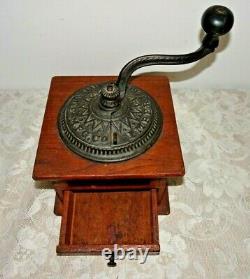 1880's Arcade Imperial No. 147 Coffee MILL Original Box Grinder Antique