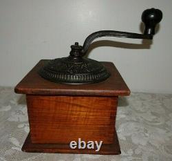 1880's Arcade Imperial No. 147 Coffee MILL Original Box Grinder Antique