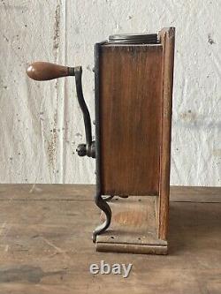 1890s Arcade Mfg Telephone Grinder Coffee Mill Freeport Il Original Antique