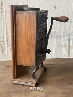 1890s Arcade Mfg Telephone Grinder Coffee Mill Freeport Il Original Antique