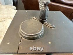 1901 Antique SUN MFG #1080 Pound Coffee Mill with Original Label, Dovetail Corners