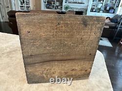 1901 Antique SUN MFG #1080 Pound Coffee Mill with Original Label, Dovetail Corners