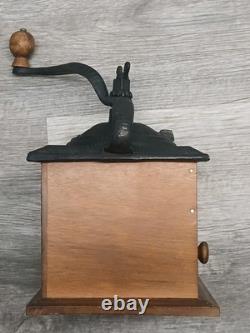 1910s Odd Antique Coffee Grinder Top Made by Imperial Arcade Bottom German Made