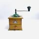 1930s Vintage Coffee Grinder Mill Hand Handmade Coulaux Wooden French Rare