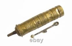 19c. Antique Ottoman Brass Coffee MILL Grinder Tughra Seal