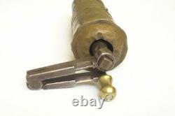 19c. Antique Ottoman Brass Coffee MILL Grinder Tughra Seal