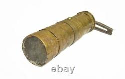 19c. Antique Ottoman Brass Coffee MILL Grinder Tughra Seal