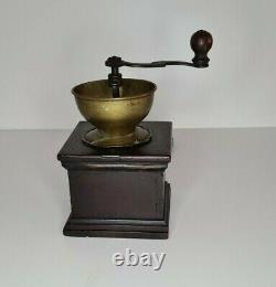 19th Century AUSTRIAN DOVE TAIL LONG BOARD WALL HANGING COFFEE GRINDER