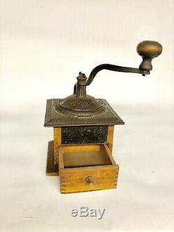 19th Century Antique Arcade Imperial Mill #705 Primitive coffee grinder
