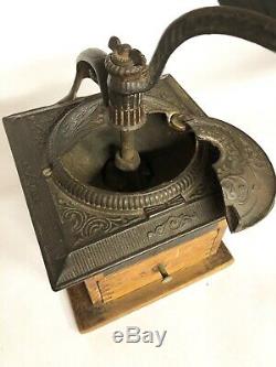 19th Century Antique Arcade Imperial Mill #705 Primitive coffee grinder