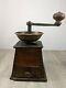 19th Century Iron, Brass, Wood lg. H. S. Garantire No. 0 Coffee Mill Grinder