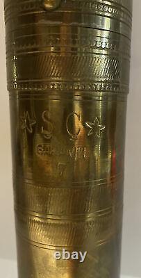 19th century Antique Turkish Ottoman brass coffee grinder mill Vintage! Great