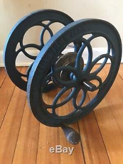 2 Antique Enterprise Coffee Grinder Wheels12.5 FOR PARTS REPAIR Restore