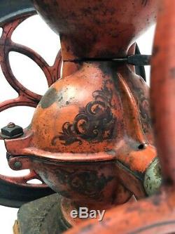 ALL ORIGINAL Antique Cast Iron Enterprise No. 7 Coffee Grinder / Mill