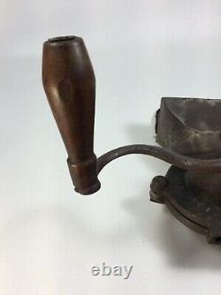 ANTIQUE B Swift COFFEE GRINDER CAST IRON 1859 Patent