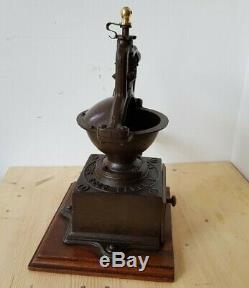 ANTIQUE CAST IRON COFFEE GRINDER PEUGEOT A1 Early 1900's BEAUTIFULL CONDITION