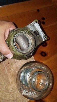 ANTIQUE COFFEE GRINDER WALL MOUNT With Glass Hopper Jar. CG6