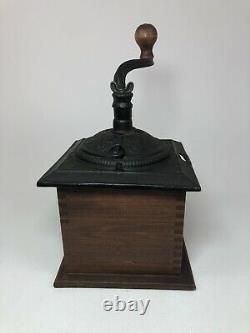 ANTIQUE Coffee Bean Grinder Coffee Mill 1707 by Wrightsville Hardware Co