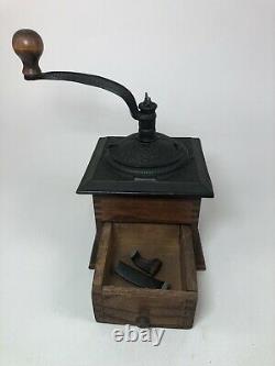 ANTIQUE Coffee Bean Grinder Coffee Mill 1707 by Wrightsville Hardware Co