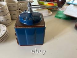 ANTIQUE FRENCH COFFEE GRINDER PEUGEOT 50's / ORIGINAL PAINTING