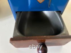 ANTIQUE FRENCH COFFEE GRINDER PEUGEOT 50's / ORIGINAL PAINTING