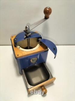 ANTIQUE FRENCH COFFEE GRINDER PEUGEOT 50's / ORIGINAL PAINTING