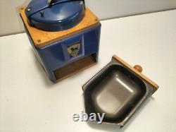 ANTIQUE FRENCH COFFEE GRINDER PEUGEOT 50's / ORIGINAL PAINTING