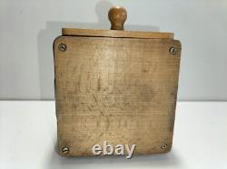 ANTIQUE FRENCH COFFEE GRINDER PEUGEOT 50's / ORIGINAL PAINTING