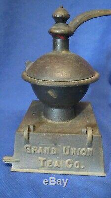 ANTIQUE GRAND UNION TEA Co. COFFEE GRINDER By GRISWOLD