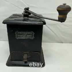 ANTIQUE LANDERS FRARY & CLARK LF&C UNIVERSAL COFFEE GRINDER No. 110 Tin Complete