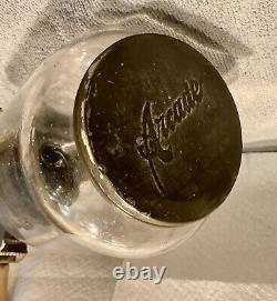 ANTIQUE ORIGINAL ARCADE CRYSTAL No. 3 CAST IRON WALL MOUNT COFFEE GRINDER