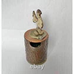 ANTIQUE Squirrel-Shaped LIEHA COFFEE MILL COFFEE GRINDER RARE COLLECTABLES
