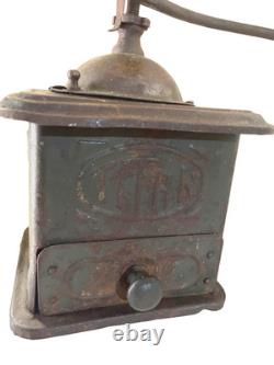 ANTIQUE TITAN METAL COFFEE GRINDER, made in ex Yugoslavia