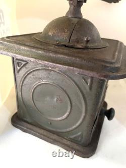 ANTIQUE TITAN METAL COFFEE GRINDER, made in ex Yugoslavia
