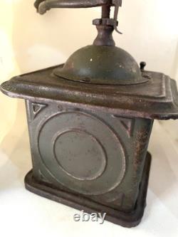 ANTIQUE TITAN METAL COFFEE GRINDER, made in ex Yugoslavia