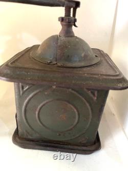 ANTIQUE TITAN METAL COFFEE GRINDER, made in ex Yugoslavia