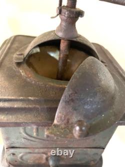 ANTIQUE TITAN METAL COFFEE GRINDER, made in ex Yugoslavia