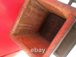 ANTIQUE VINTAGE GRINDER MILL GERMAN COFFEE GRAIN SEED SPICES FRUITS L-No. 2 WORKS