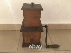 ANTIQUE VINTAGE GRINDER MILL GERMAN COFFEE GRAIN SEED SPICES FRUITS L-No. 2 WORKS