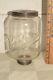 ANTIQUE Vtg ARCADE CRYSTAL 3 Coffee Grinder Jar Top Canister GLASS HOPPER & LID