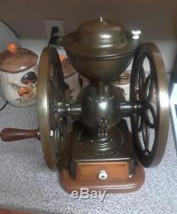 ANTIQUE ca 1875 Two Wheel ENTERPRISE No 5 COFFEE MILL GRINDER Restored Superb