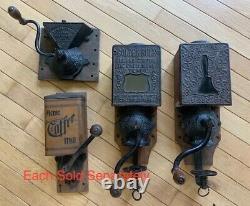 ARCADE Golden Rule Coffee Grinder Wall Mount Wood/Cast Iron