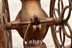 ATQ Coffee Grinder Mill ENTERPRISE PHILADELPHIA DOUBLE WHEEL TABLE LAMP LIGHT