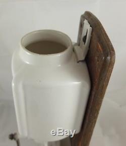 Antik Wand Kaffeemühle Art Deco Spritzdekor antique wall coffee grinder