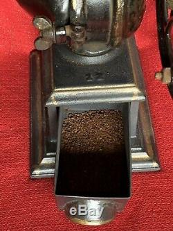 Antique 14 SWIFT MILL #12 Coffee Grinder Lane Bros N. Y. Patented 1876 Exce