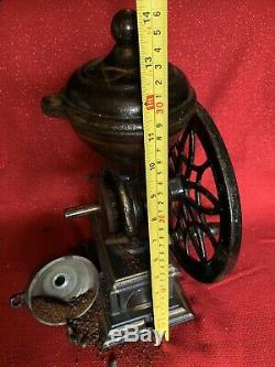 Antique 14 SWIFT MILL #12 Coffee Grinder Lane Bros N. Y. Patented 1876 Exce